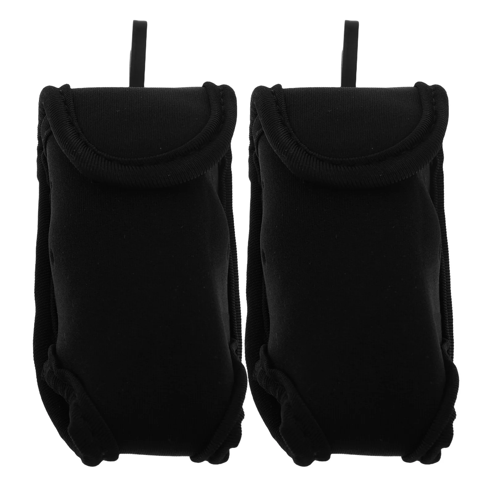 2Pcs Golf Ball Bag Portable Compact Durable Blue Storage Organizer Pouch Waist Holder Travel Carry Case for Golf