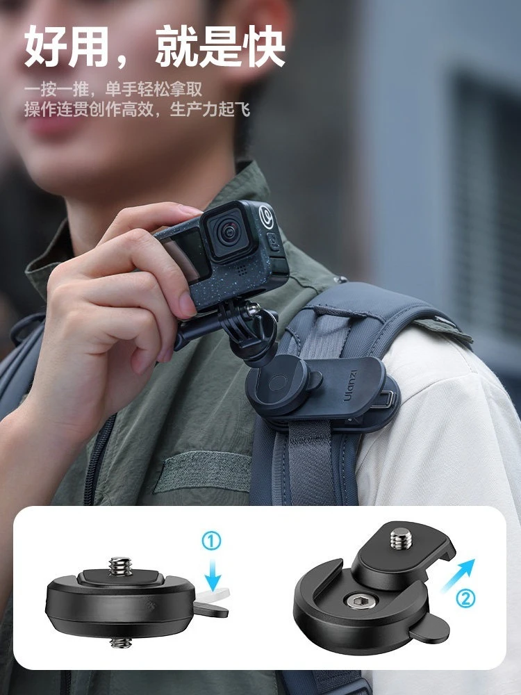 Mini Quick Release Plate 1/4 Screw Tripod PTZ Base Portable Universal Camera Mount Adapter Accessories