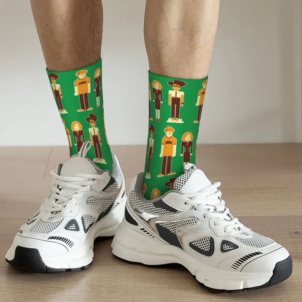 It Crowd Socks Harajuku Zweetabsorberende Kousen Het Hele Seizoen Lang Sokken Accessoires Voor Unisex Verjaardagscadeau