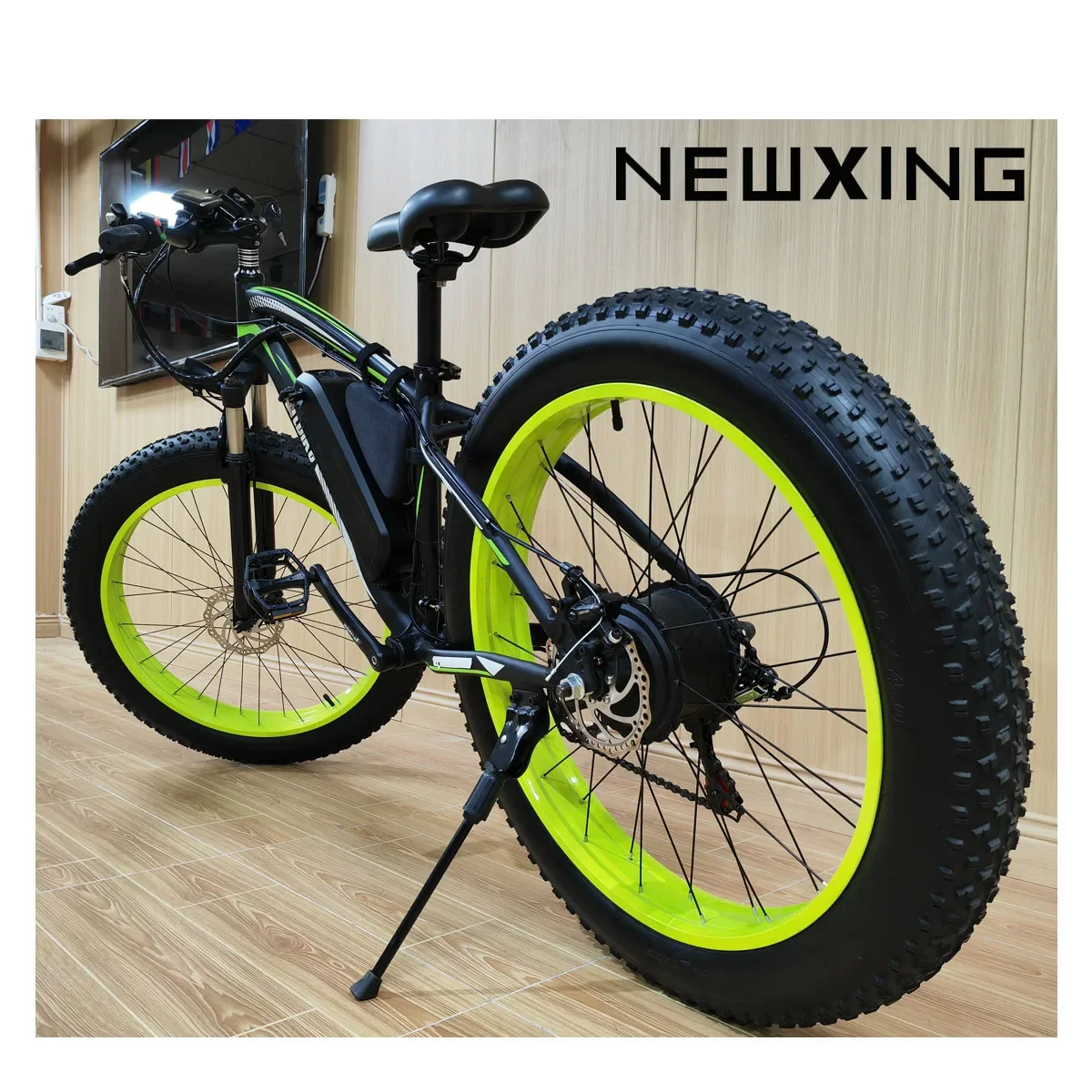 Powerful 500w 48V lithium full suspension folding mountain ebike fat tire electric bike bicycle