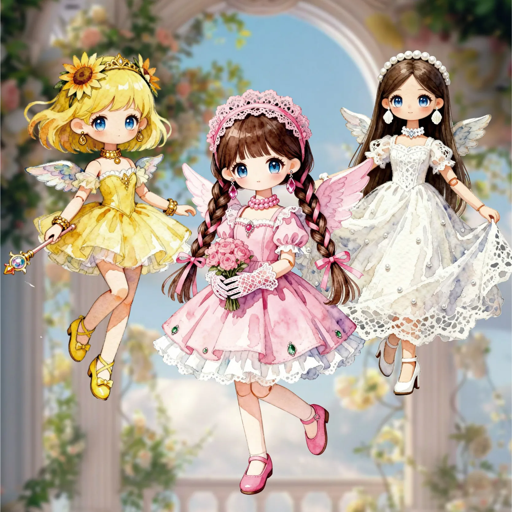 Stiker Gadis Malaikat Lolita V - Vintage Collectible Dolls ulasan dan harga