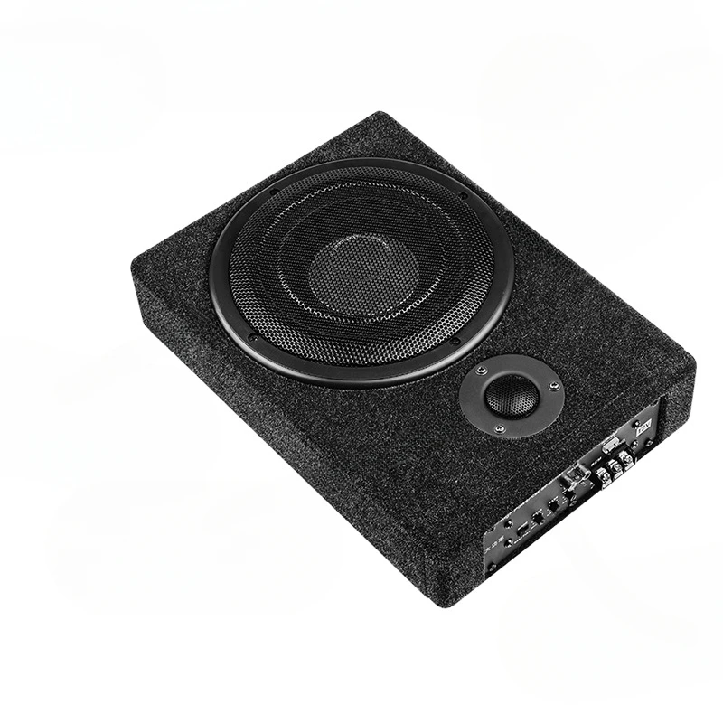 12V Car 8-Inch  Ultra-Thin With Tweeter Subwoofer Built-In High-Power Subwoofer Vehicle-Mounted Subwoofer