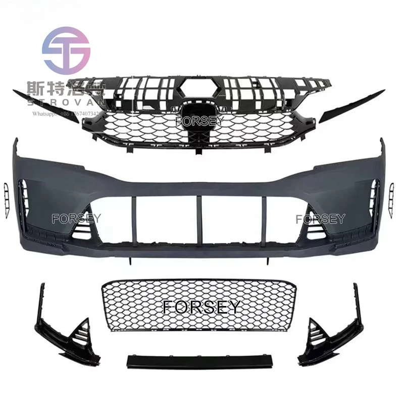 

Modified Front Body Kit Upgrade TYPE-R for H-ONDA CIVI-C 2022 Complete Front Bumper Assembly