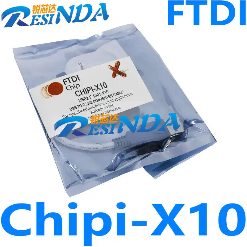 FTDI Chipi-X10 USB to RS232 converter cable FT231XS DB9 connection