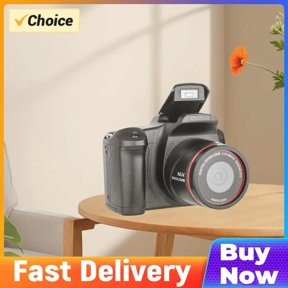 

Цифровая камера с 16-кратным зумом, видеокамера с 2,4-дюймовым ЖК-экраном, видеорегистратор для фото- и видеосъемки