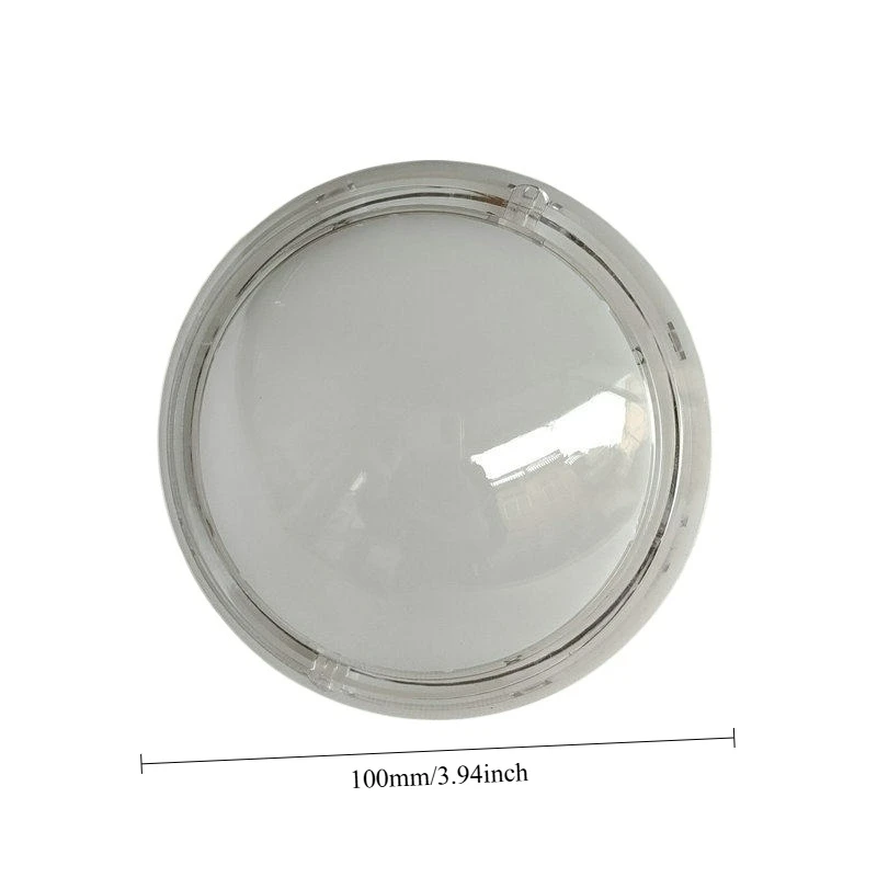

100 Convex Transparent Illuminated Large Button Arcade Game Accessory for Coin Operated Machines Gifts