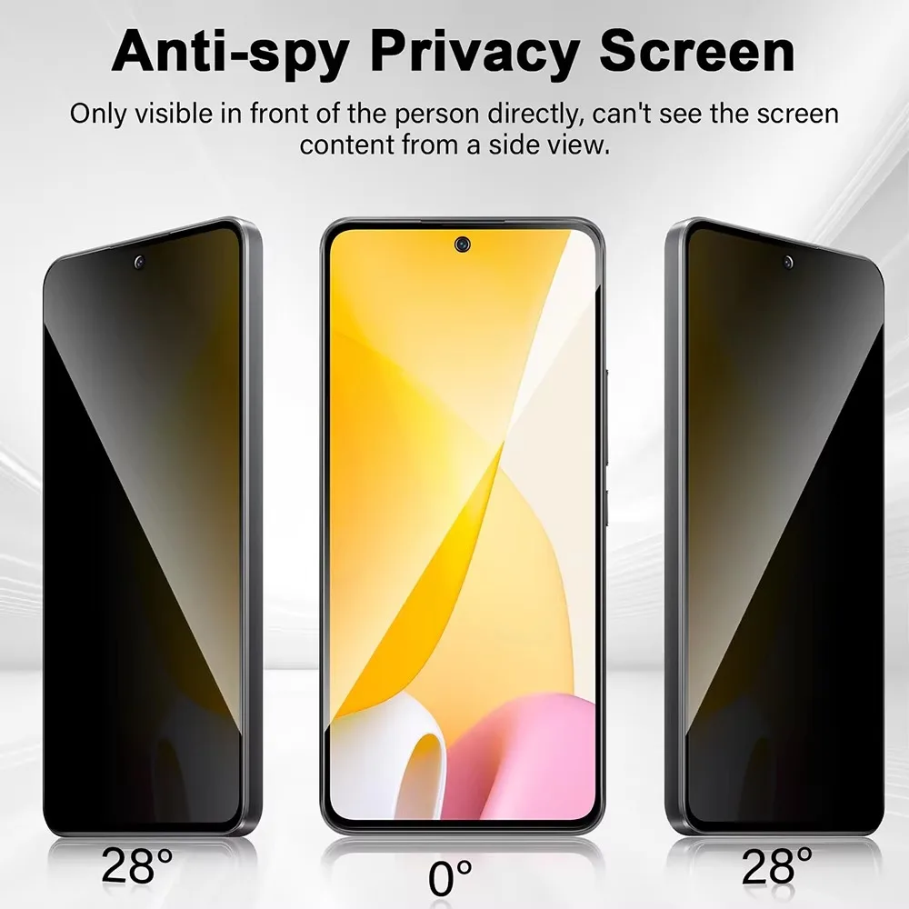 1-5 PCS Privacy Glass For Google Pixel 11 10 9 Pro XL 11 Pro 10 9 8 Pro 11 10 9 8 7 10A 9A 8A 7A 6A Supports Fingerprint Unlock