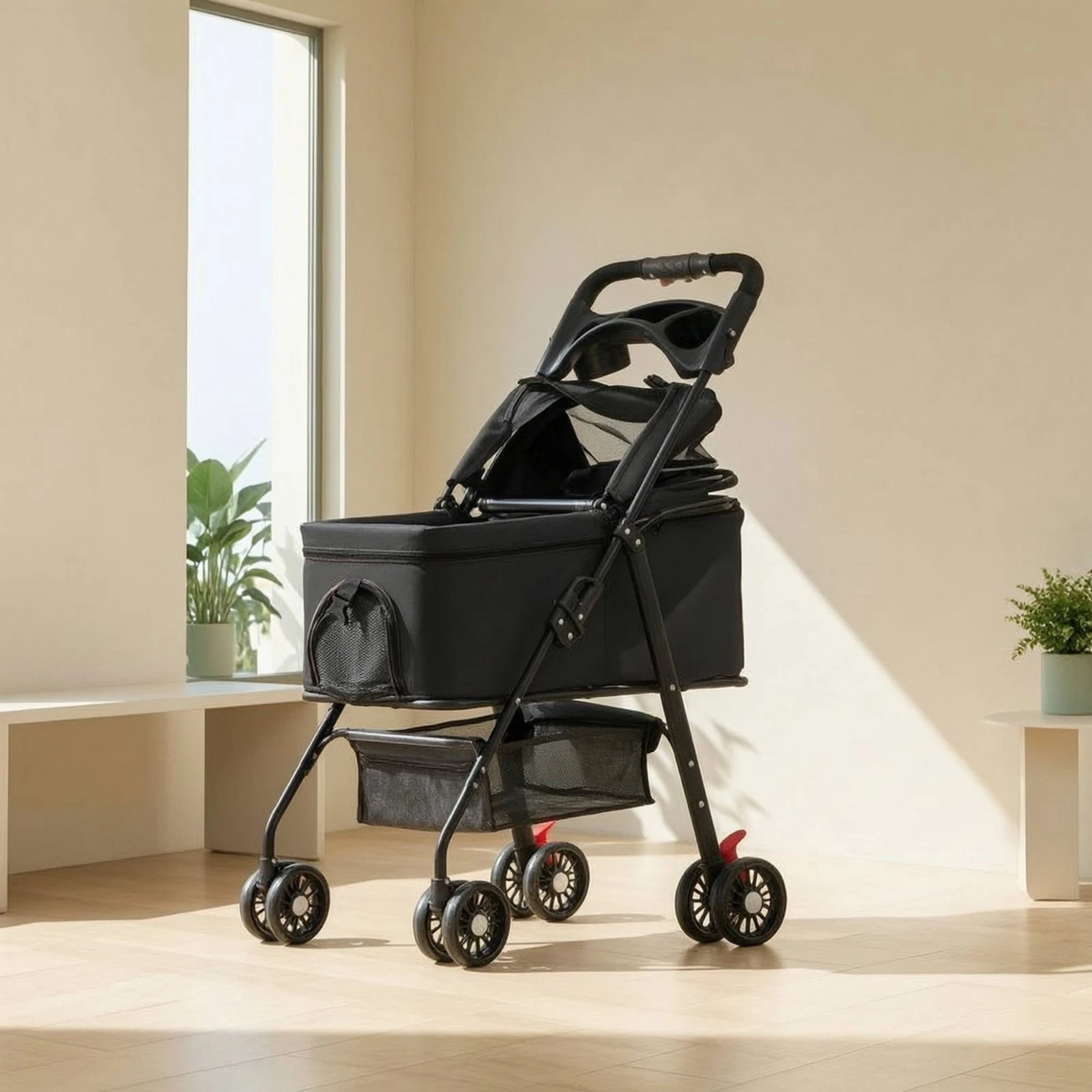Wózek dla zwierząt z odłączaną – Pet Stroller Carrier recenzja i cena
