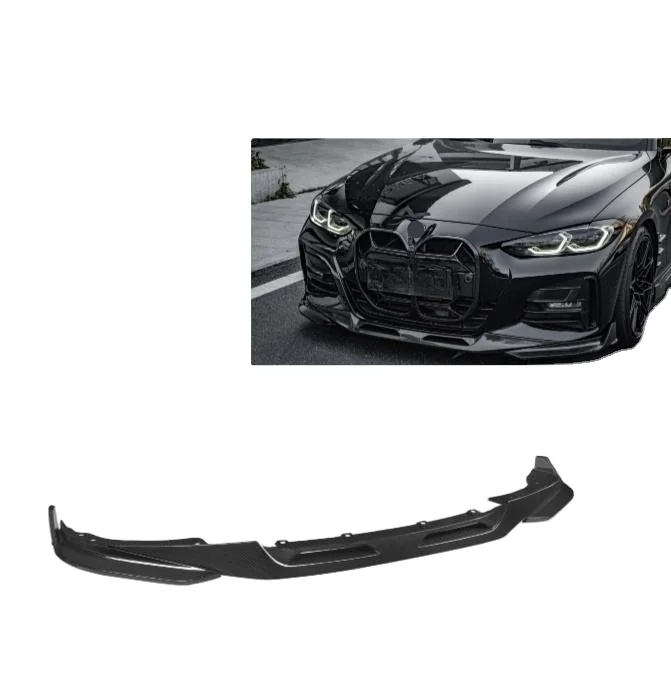 

High Quality 100% Dry Carbon Fiber Gloss Carbon Front Splitter Front Lip for Baoma 4 Series G22 G23 Coupe 2021-In