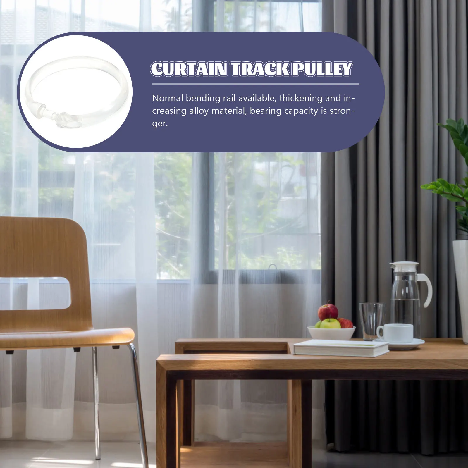 

12Pcs Plastic Hooks for Shower Curtain Round Shower Ring High Grade PP Material Smooth Slide Easy Installation Decorative