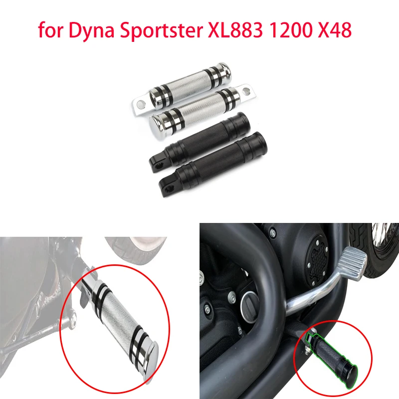 

Аксессуары для модификации мотоцикла, педаль с накаткой Harley, тисненая педаль, подходит для педали с ЧПУ Dyna Sportster XL883 1200X48