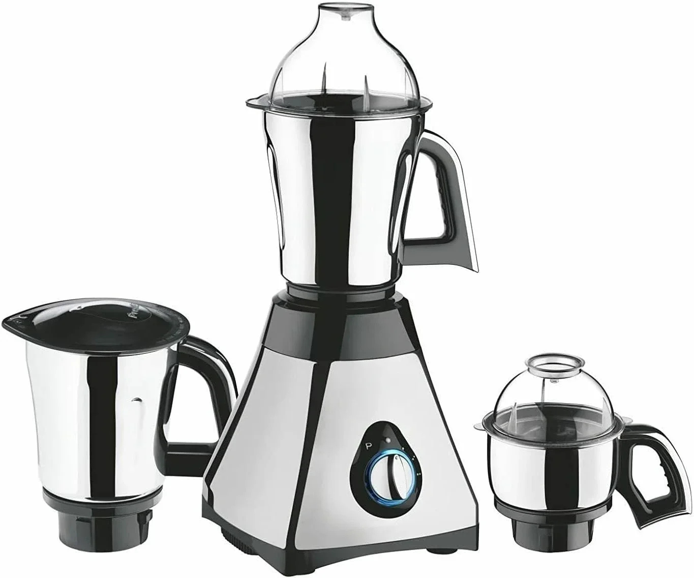 home.3-Jar Mixer Grinder, 550-Watt, Silver