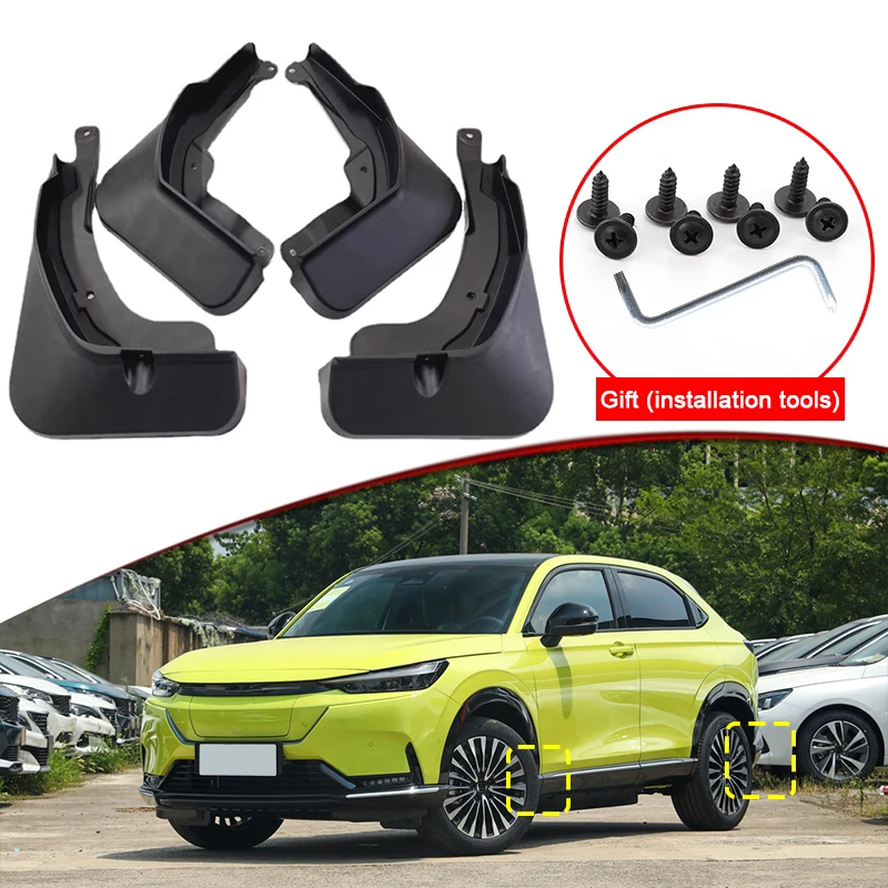 

Car Styling For Honda e:Ny1 eNy1 2023 2024 ABS Car Mud Flaps Splash Guard Mudguards MudFlaps Front Rear Fender Auto Accessories