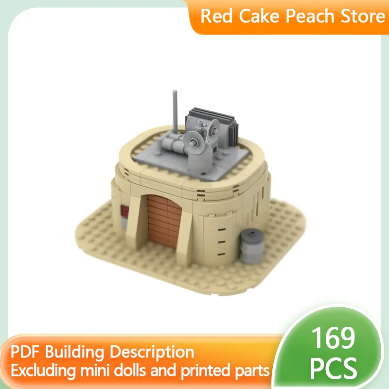 

Star Movies Model MOC Building Bricks Desert Small House Scene Modular Technology Children Holiday Gifts Assemble Toys Suit