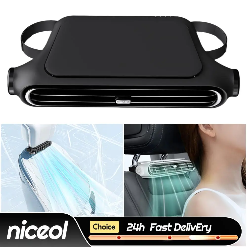 

Portable Car Seat Fan 3 Speeds Adjustable Car Headrest Cooling Fan 5V/2A Car Air Cooling Fan for Mini Cars RVs Sedans