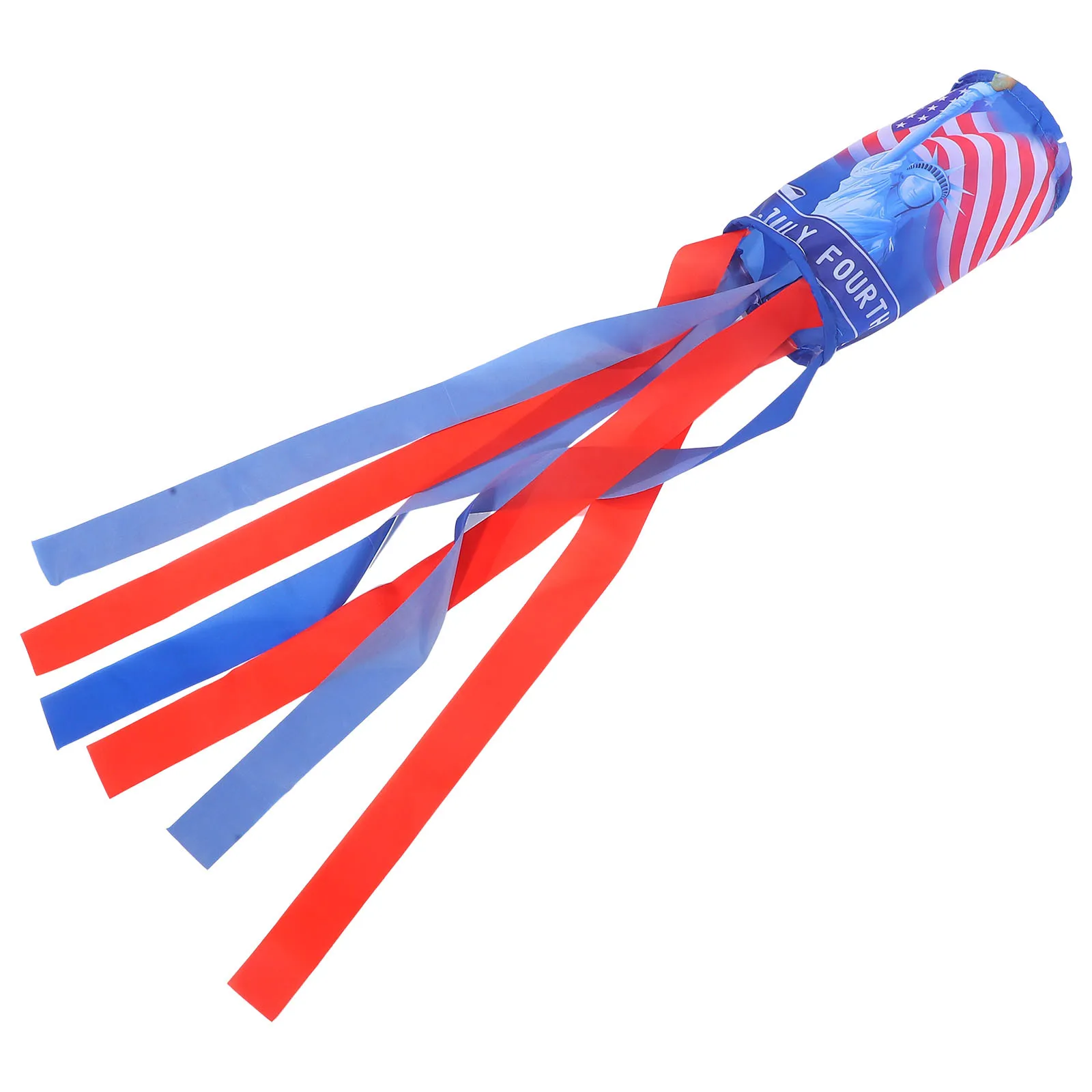 

Us Flag Windsock Lightweight Durable Outdoor Hanging Windsock Patriotic Decoration 4th of July Independence Day Party Decor