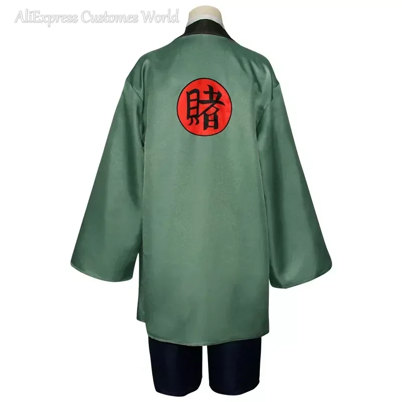 Anime Kimono Tsu nade Cosplay Costumes Tsunad Wigs Green Gamble Mother in law Cosplay Uniforms Halloween For Men Women Dresses