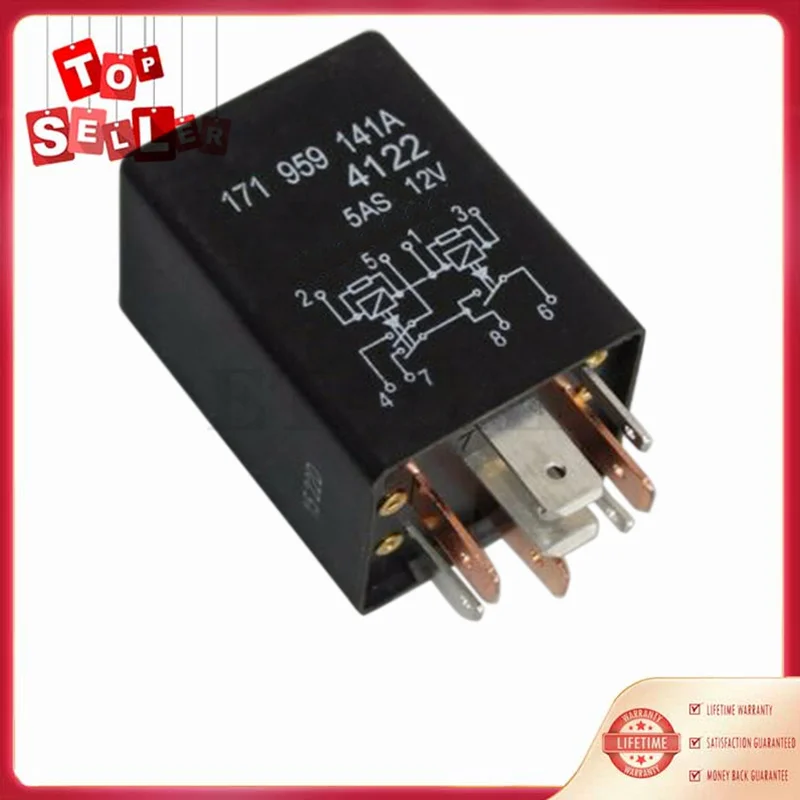 

171959141a A/C Air Conditioning System Relay Fit For VW VOLKSWAGEN Auto Replacement Parts