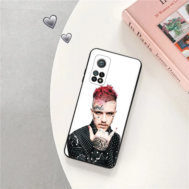 Black Matte Phone Case for Redmi Note12 Note13 5G Xiaomi 13 12 Pro 12C 12X 12T 13C 12S Lite L-Lil P-Peep Rapper Soft Cover image 4