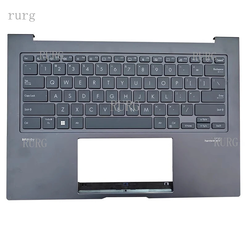LL+  Palmrest for Asus Zenbook 14X UX3404V UX3404 Keyboard US Grey