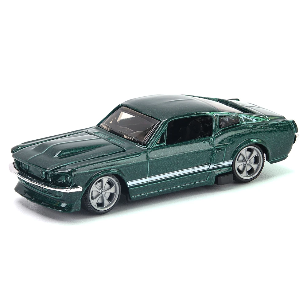 Bburago 1967 FORD MUSTANG GT Lamborghini Cadillac Benz BMW Scale Car Model Replica Collection Kids Xmas Gift Toys for Boys