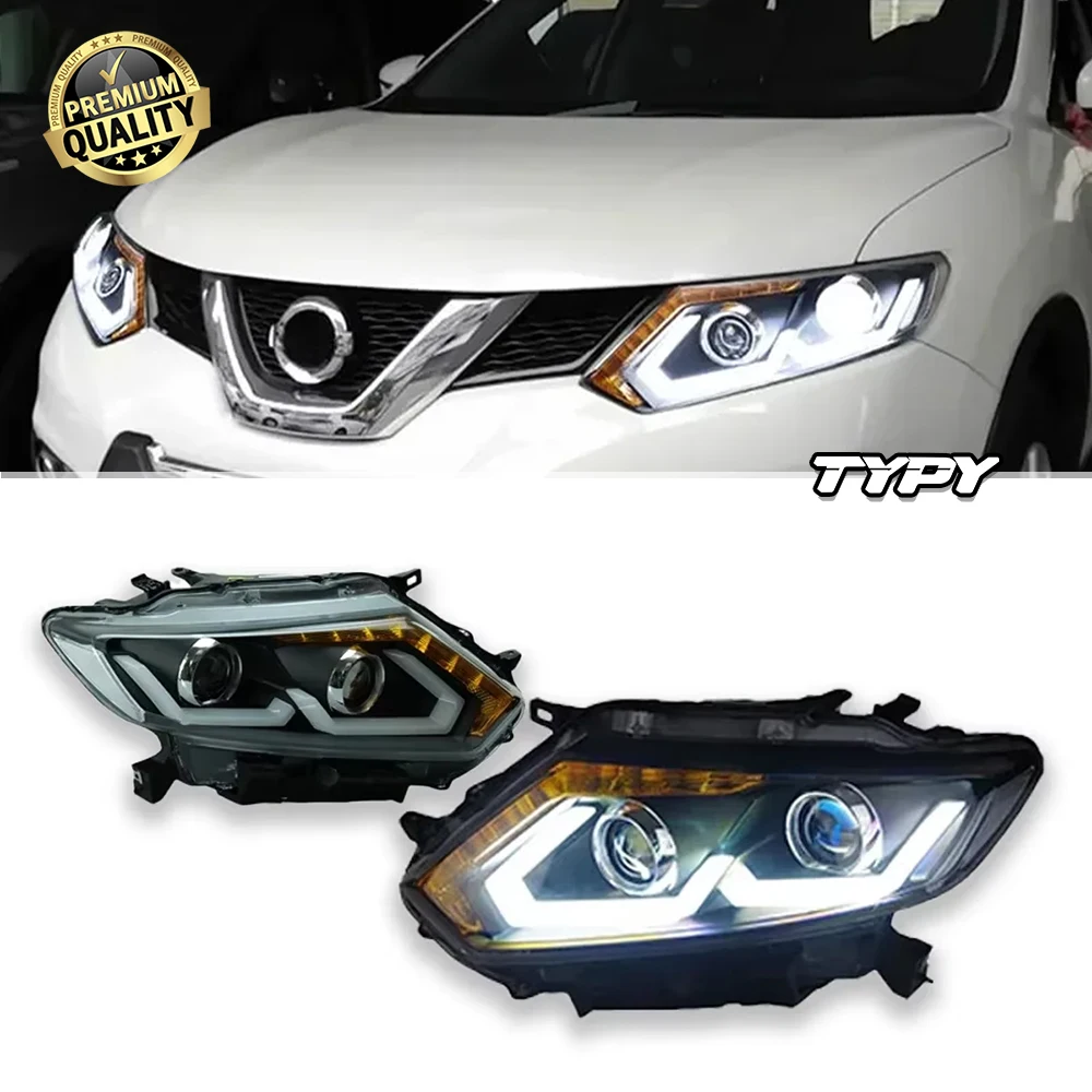 

Car Head Lamp For Nissan X-trail Headlight 2014-2016 Upgrade Modified to New Dynamic Turn Signal Car LED Headlight Assembly