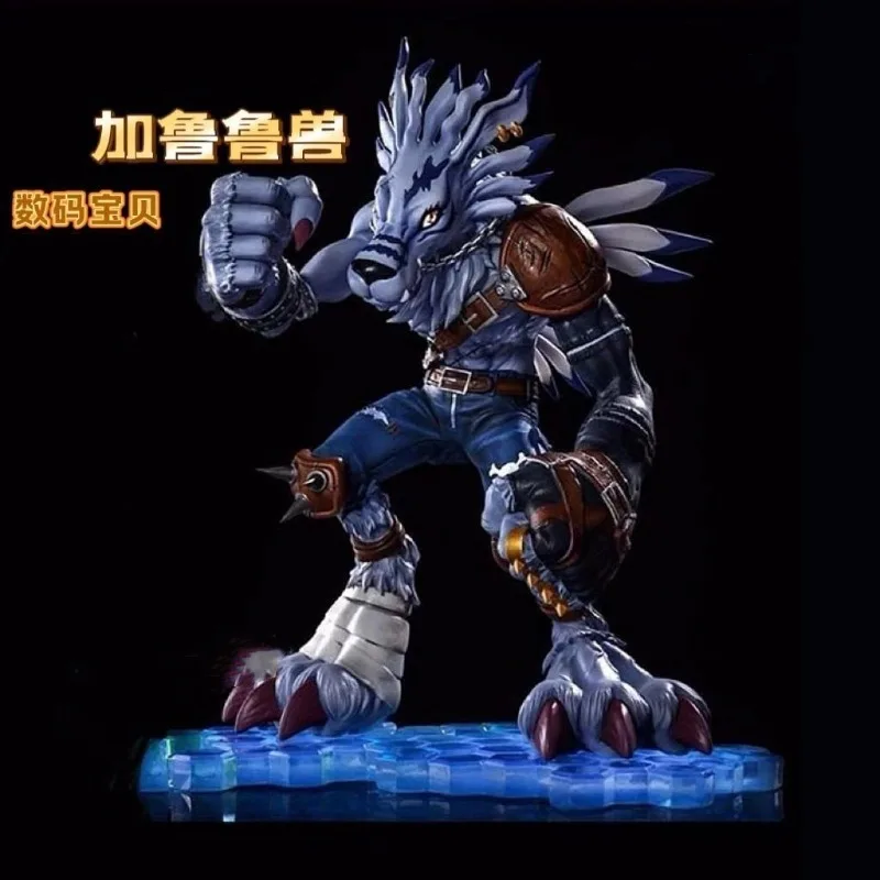 

Digimon Adventure Garurumon 2D animation peripheral cartoon creative desktop decoration ornaments handsome boys toys wholesale