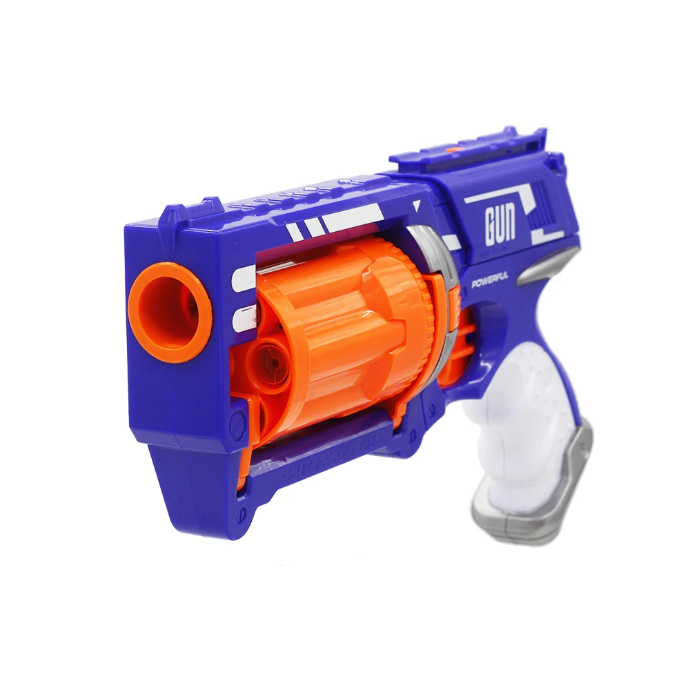 New Arrival Revolver Barrel Manual Soft Bullet Gun Suit for Nerf Bullets Toy Pistol Gun Dart Blaster Toys for Children