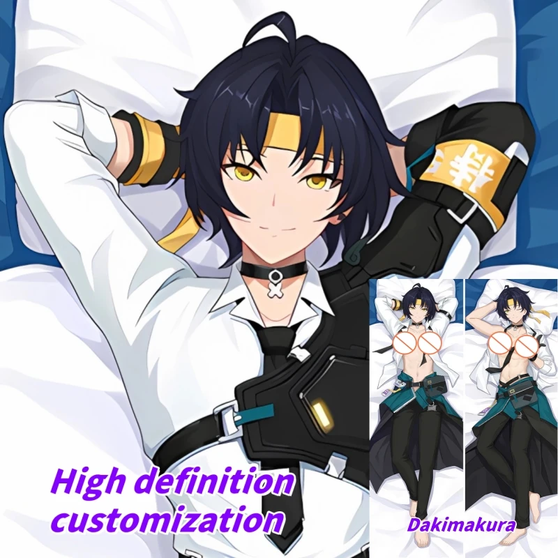 

Dakimakura Anime Pillow Case Zenless Zone Zero Asaba Harumasa Double-sided Print Of Life-size Body Pillowcase Gifts