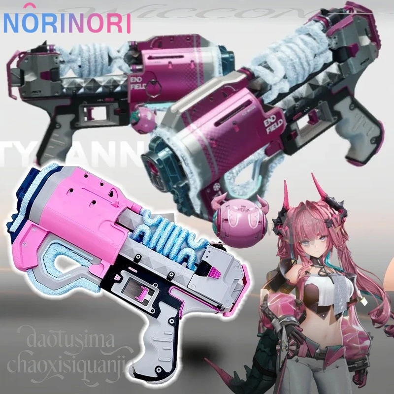 

Anime Game Arknights: Endfield Cosplay Yvonne Artzy Tyrannical Pink 3D Polylactic Acid Fake Accessories 코스프레 Halloween