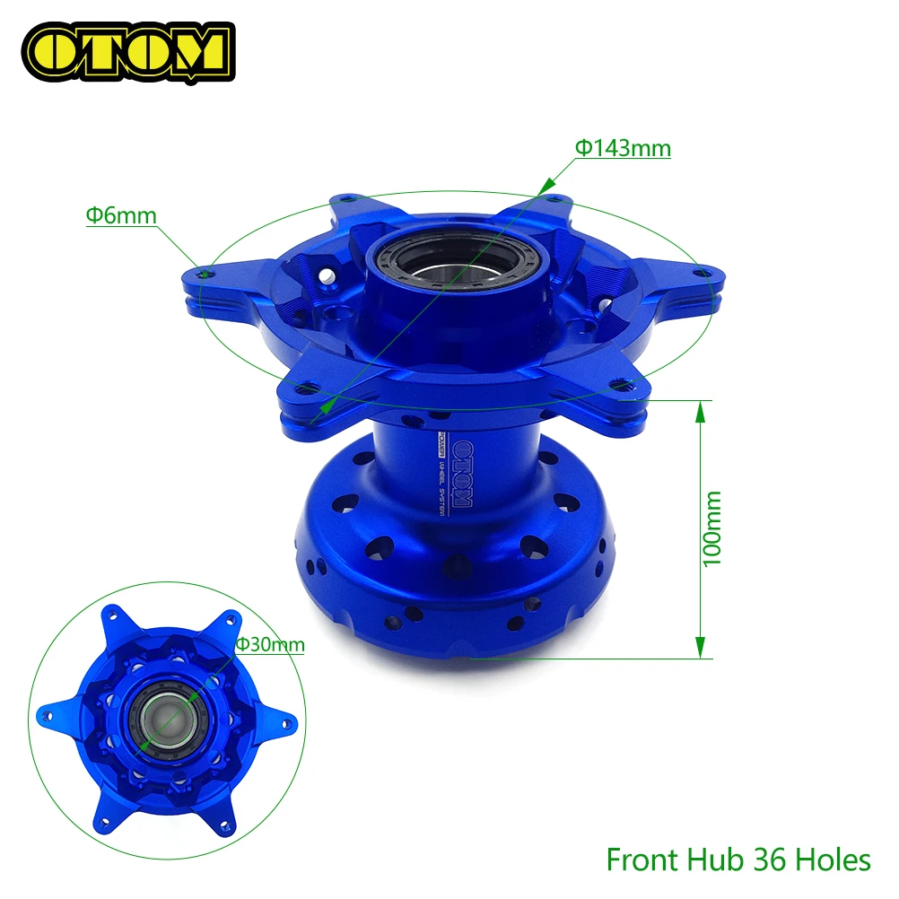 Motorcycle For KTM HUSQVARNA GASGAS Wheel Hub Front Rear 36 Holes Rims Spokes CNC Machined SX SXF XC XCF FC TC EXF ECF 250 450