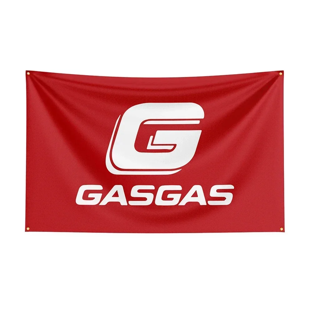 Q 90x150cm GasGas Flag Polyester Printed Racing Motorcycle Banner For Decor - Ft Flags Decor,flag Decoration Banner Flag Banner