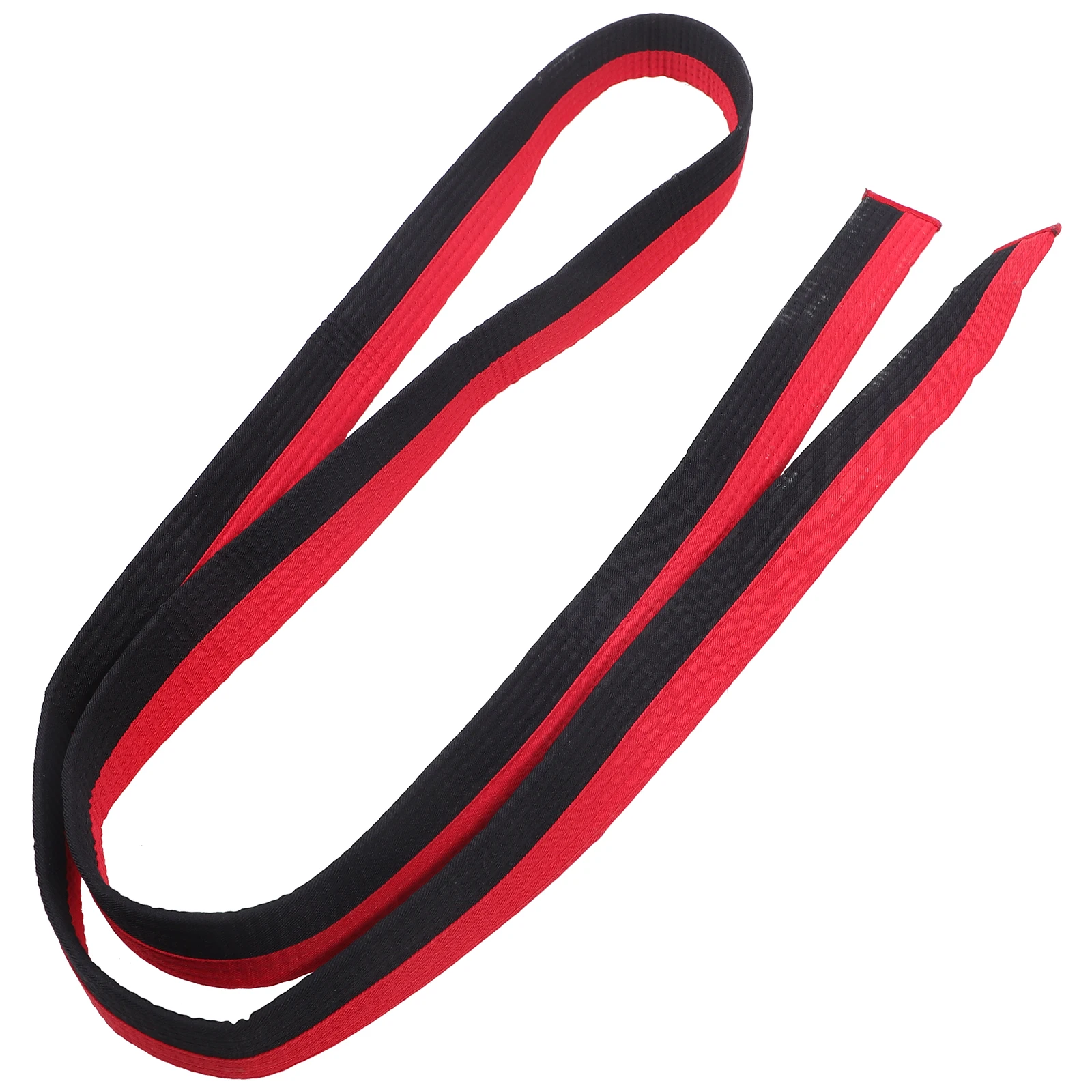 

Taekwondo Belt Martial Supplies 24m Black Red Polyester Cotton Lightweight Durable One Size Fits Most Adults Youth