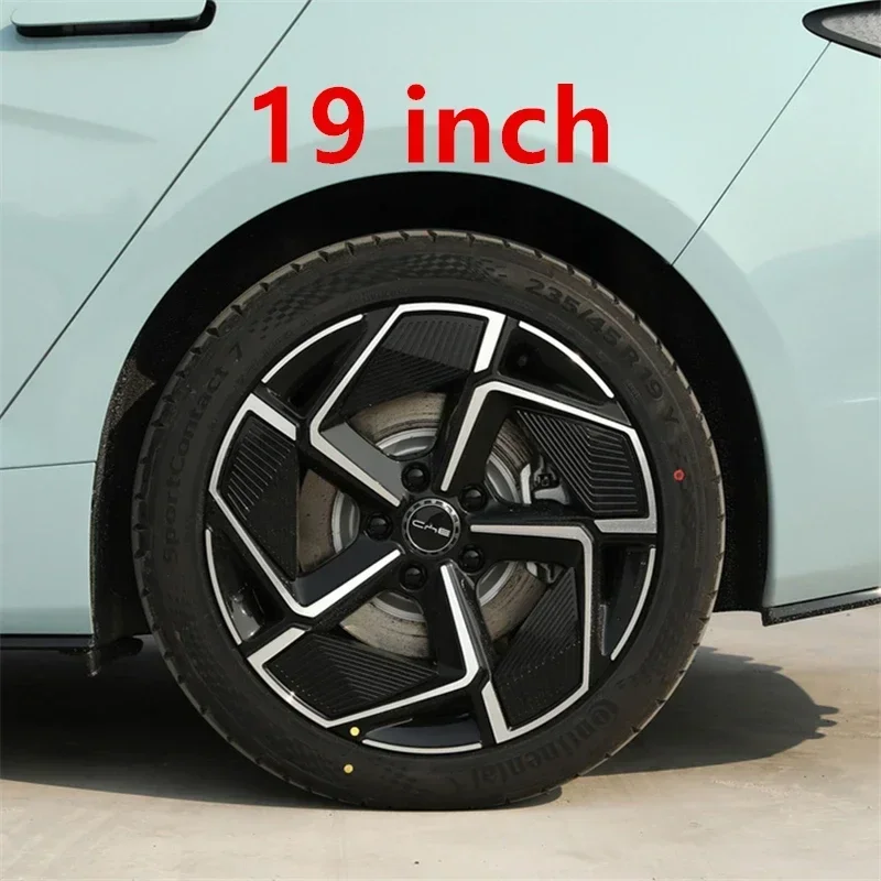 Car 19 Inch Exterior Wheel Hub Caps Decorative Steel Ring Trim Cover For BYD Seal Atto 4 2022 2023