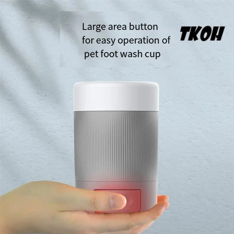 

TKOH-Pet Foot Wash Cup Dog Going Out To Clean Beauty Foot Wash Magic Intelligent Automatic Foot Wash Bath Cup Tool