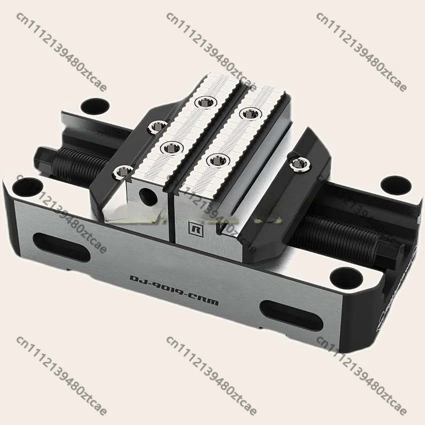52HRC High Rigidity Self Centering Clamp Vise for 4/5 Axis CNC Milling Fixture