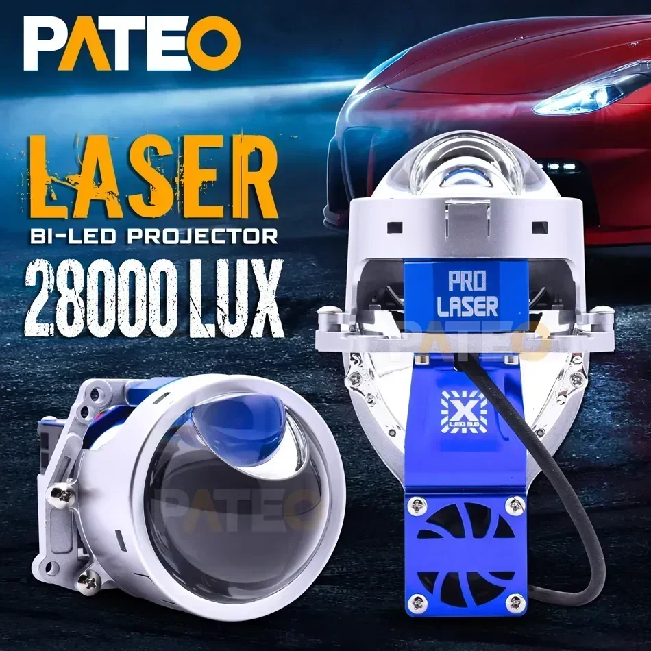 70W Bi-LED Laser Pro Projector Lens 3 inch LED Headlight For Hella 3R G5 Car Accessories Retrofit Kit High-Brightness LED Lens