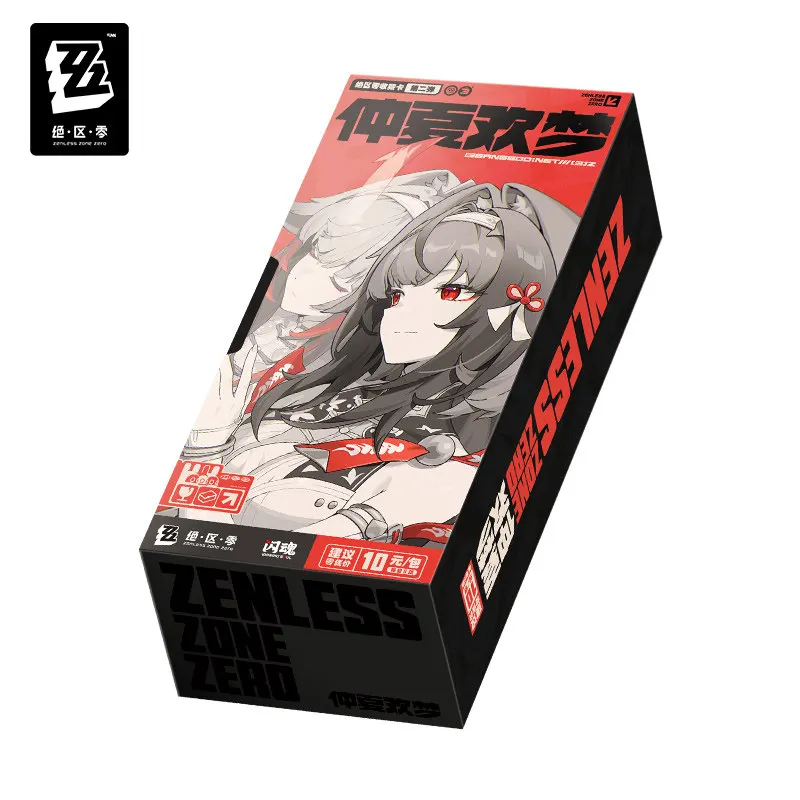 Zenless Zone Zero Collectible Cards Deluxe Booster Pack Limited Silver Flash Card Anime Game Character Cards Toys for Fans Gifts image 3