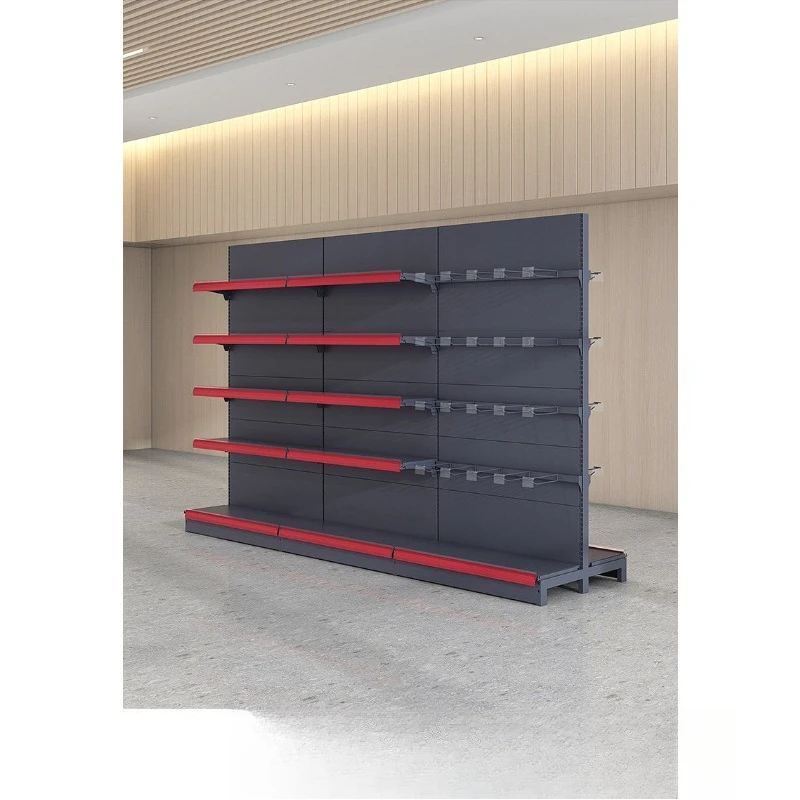 Supermarket shelves, supermarket display shelves, daily general merchandise, single and double-sided multi-layer shelves
