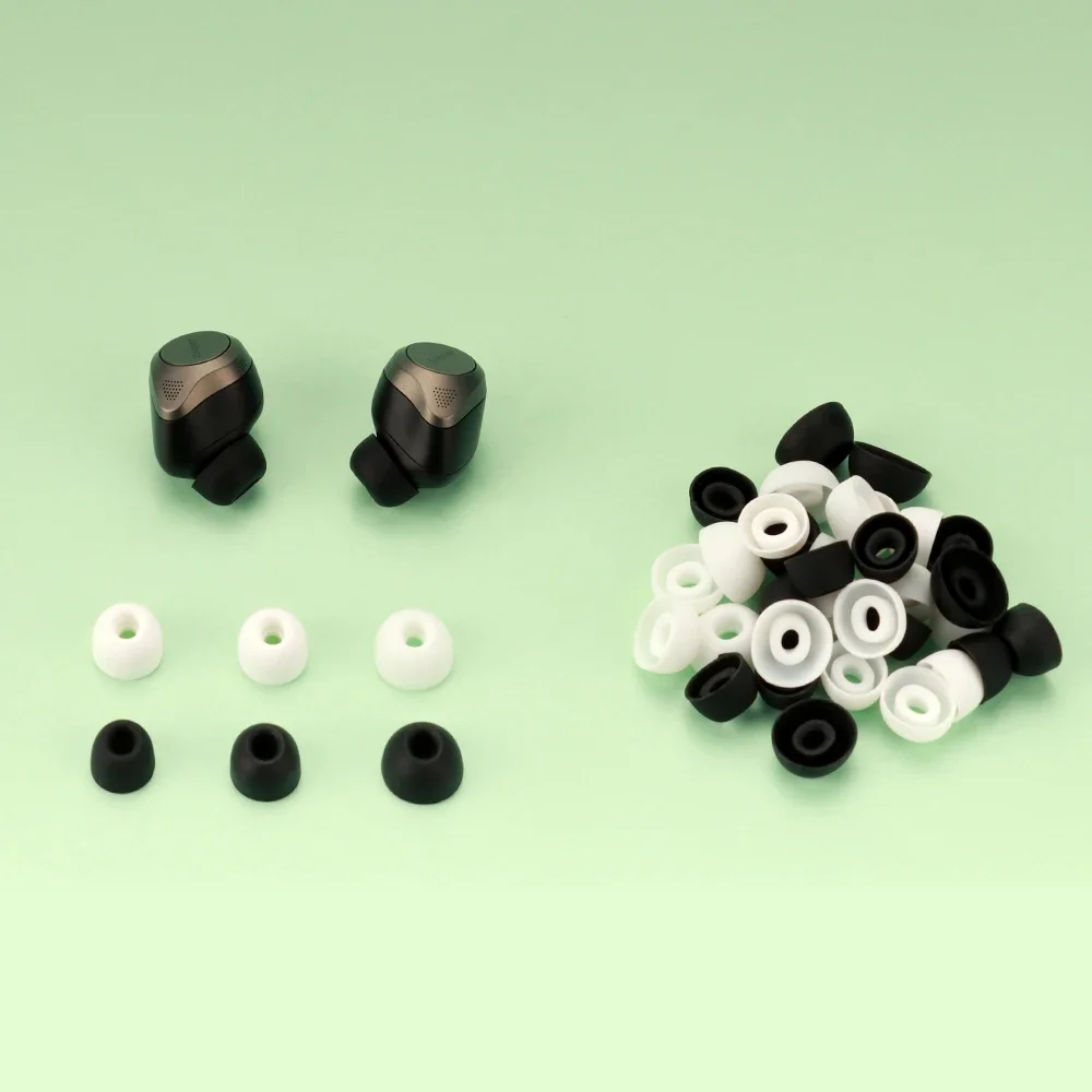 Penutup telinga tahan debu untuk EDIFIER NeoBuds Evo/ STAX SPIRIT S10, earphone Bluetooth tahan debu, Earcap silikon