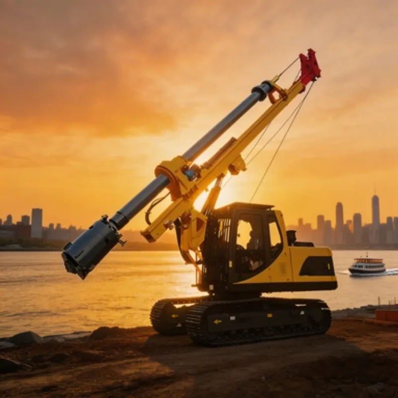 Diesel Engine Drill Rig Rotary Drilling Rig Foundation Machine 1500mm Diameter 56m Depth for Construction Work