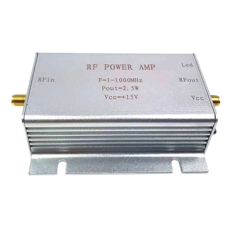 Amplificador de potencia Rf de 1-1000Mhz y 2,5 W para transmisor Hf Fm Vhf Uhf Rf Ham Radio