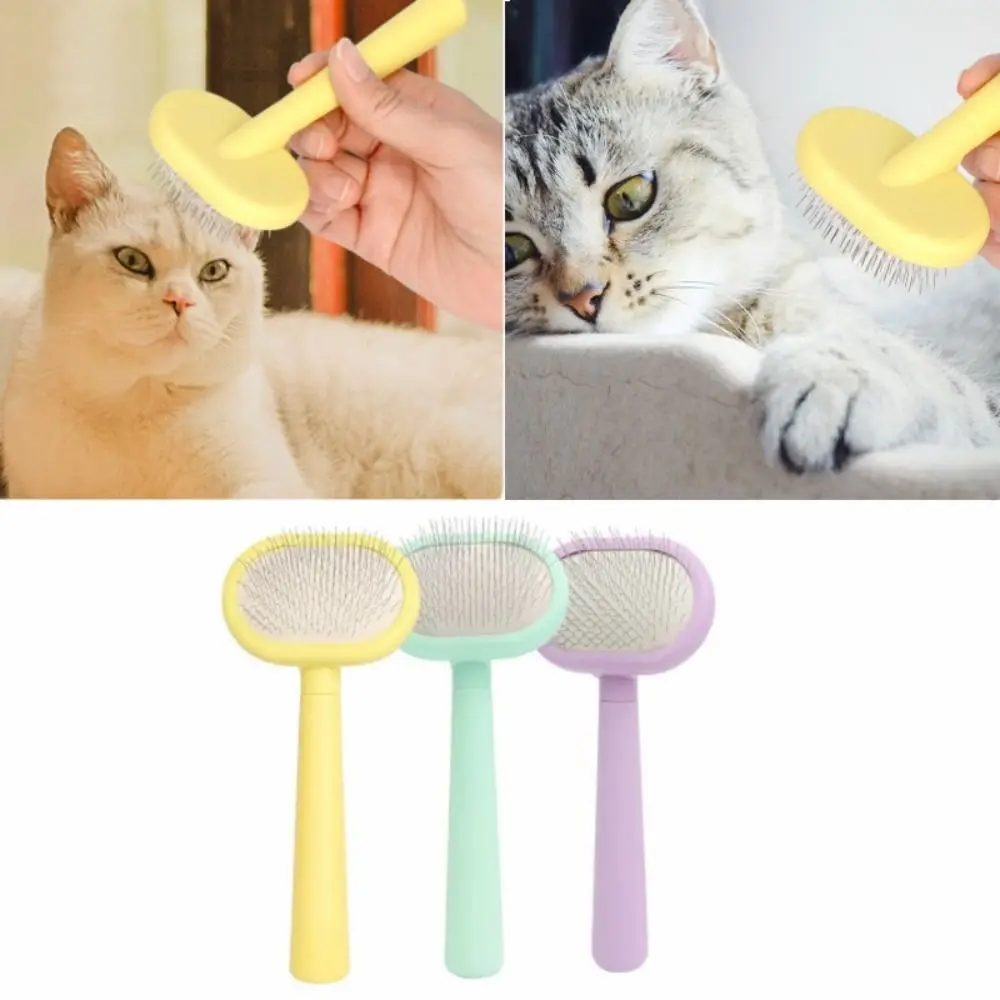 Float Removal Cat Comb Anti-slip Grooming Tools Knot Opening Anti-slip Hair Removal Comb Pet Cleaning Grooming Brush Cat