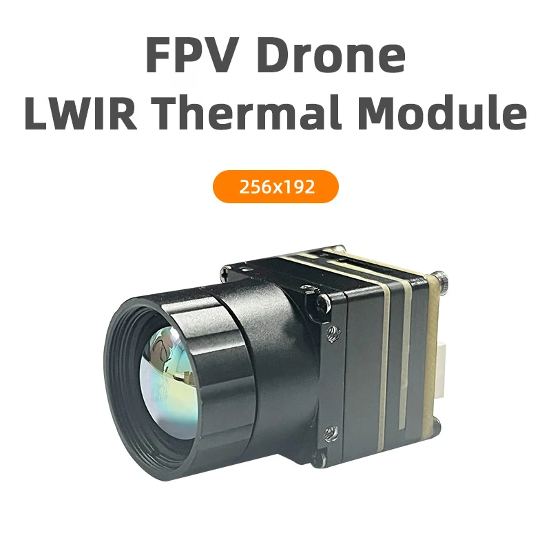 FPV Drone Thermal Camera LWIR Imaging USB(UVC)+CVBS output 256x192 9.1mm Long Wave Uncooled Infrared Imager Cam,9.1mm Lens