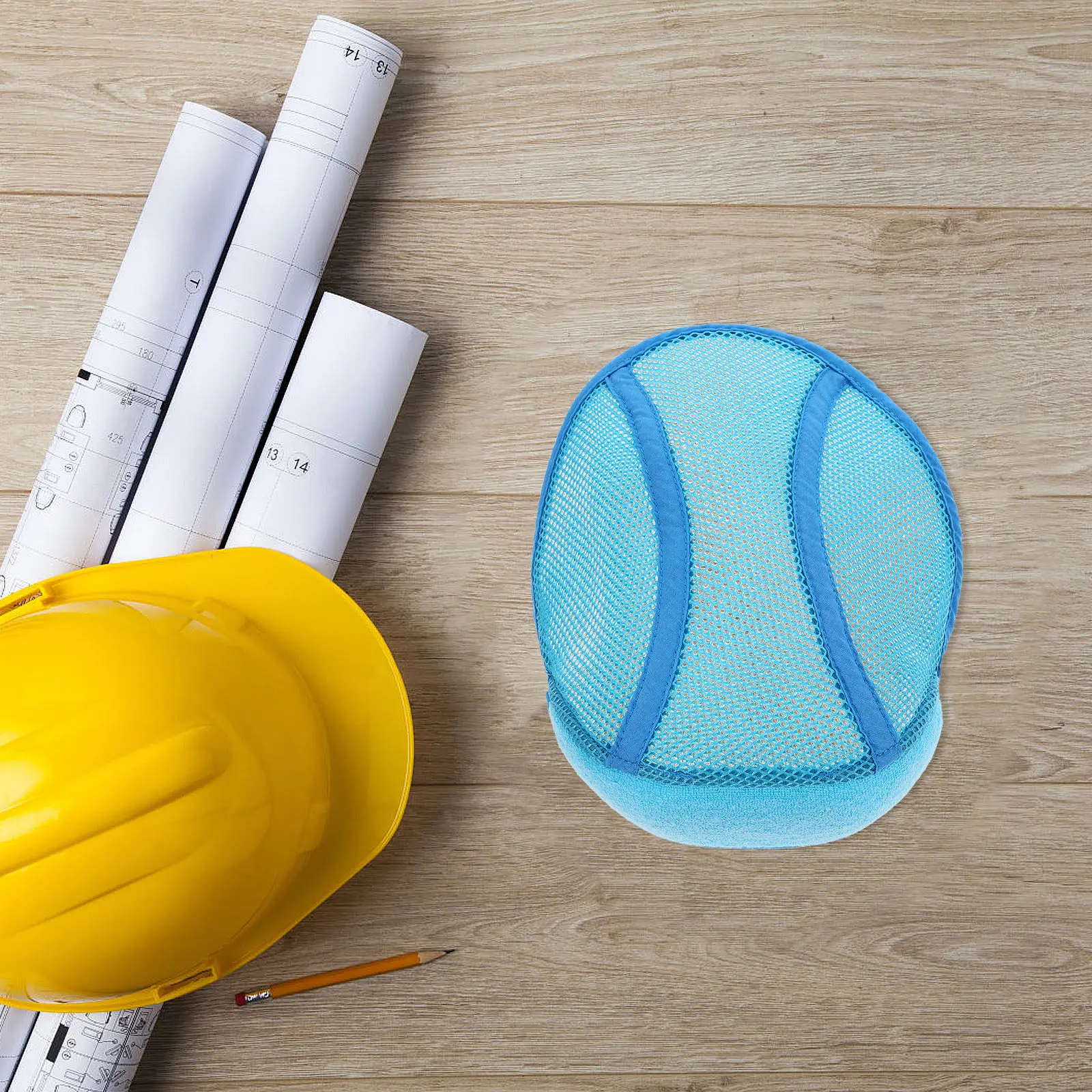 Hard Hat Liner Cool Comfort Insert Breathable Mesh Design Sweat Absorbing Hard Hat Liner Replacement for Industrial Safety