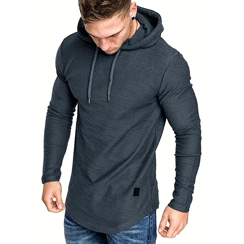 2024 Brand New Mens Hoodies Sweatshirts  Long Sleeve Men Hoodies Sweatshirt Casual Solid Color Man hoody For Male Hooded