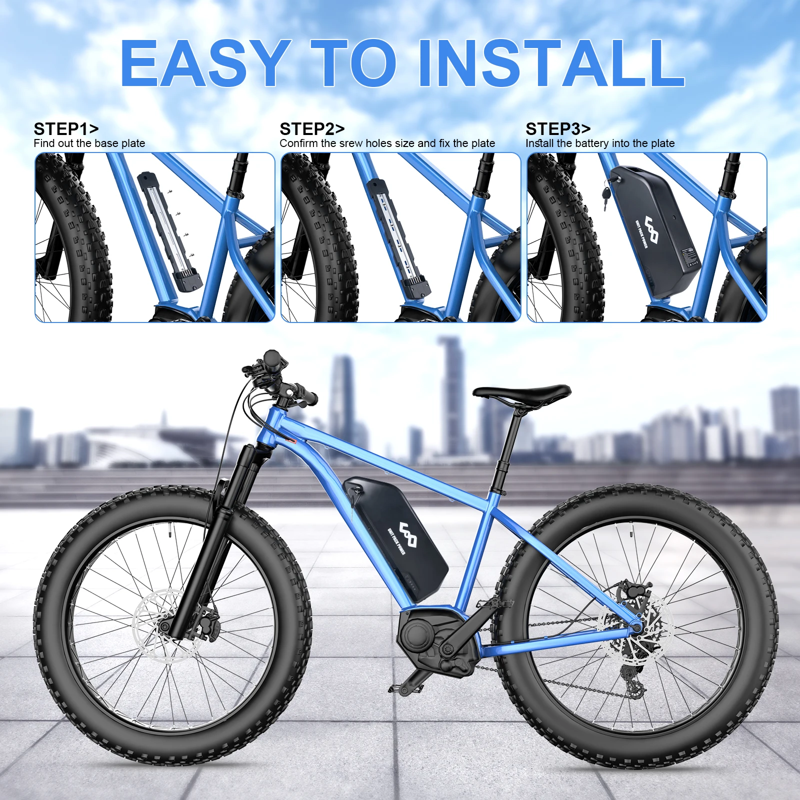 Hailong E-Bike Akku, 21700 Lithium-Batteriepack 48V 20Ah 52V 25Ah Hochkapazitäts-Li-Ionen-Akku, integrierter BMS-Schutz für 250W 350W 500W 1000W 1500W 2000W Elektromotoren von E-Bikes, Versand aus deutschem Lager, schnelle Lieferung – Detail 16