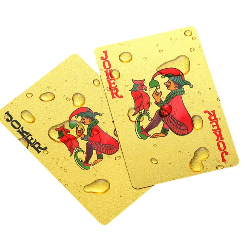 Luxurious Gold Colored Poker Chip Collection for Players - Weatherproof PVC Construction