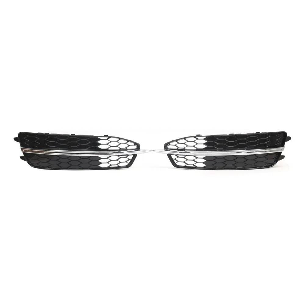

For Audi A6 C7 S Line 2012-2014 Fog Light Bezel Grill Replacement Front Bumper Fog Light Grille Cover 4G0807681D 4G0807682D