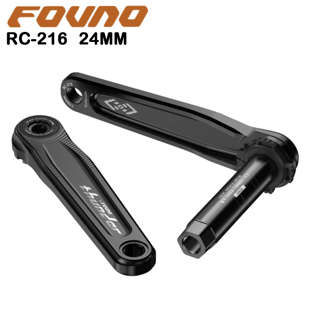 FOVNO-Pédalier droit en alliage d'aluminium pour vélo de route, pièce de vélo, 216mm, 160mm, 170mm, 172.5mm, 175